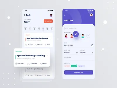 Taskito - Task Management App app app concept app design app ui clean app clean app design clean ui devignedge mhmanik02 minimal modern task task list task management task manager todo todo app todo list ui