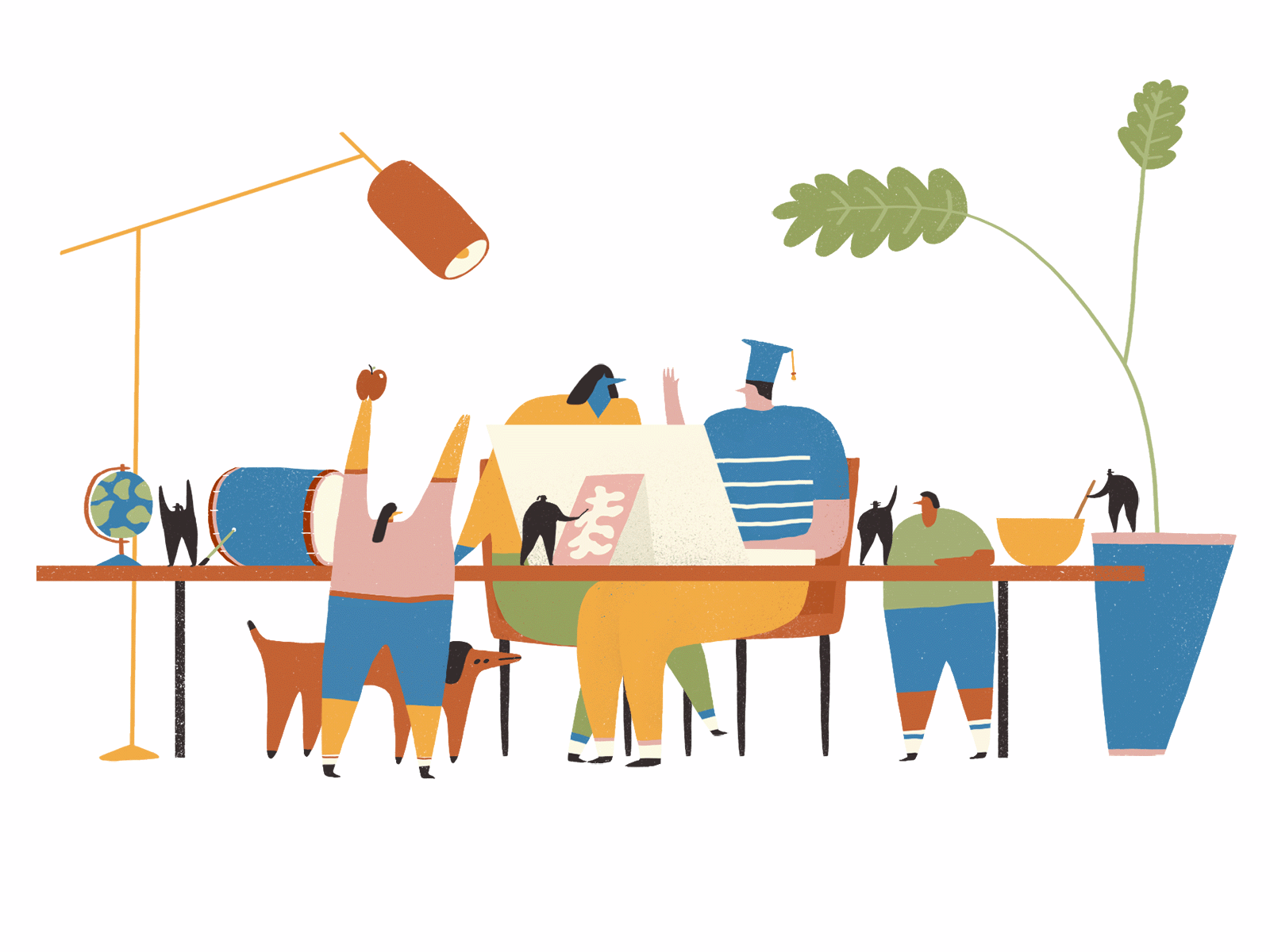 Parent Resource During Lock Down, For Washington Post character covid dalesbits education fun gif illustration isolation lockdown music parent resource plant thanks wapo washington post