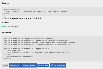 OS2datascanner Designguide #2 component component library design design guide styleguide typography web