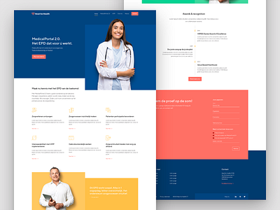 Official Heart for Health website redesign design ui ux web