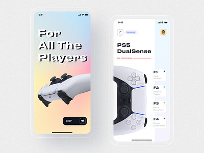 PS5 DualSense 🔥 app app design app ui dualsense dualshock figma inspiration ios ios app ios app design mobile app mobile app design mobile ui mobile ui design ps4 ps5 typogaphy ui ui design uiux