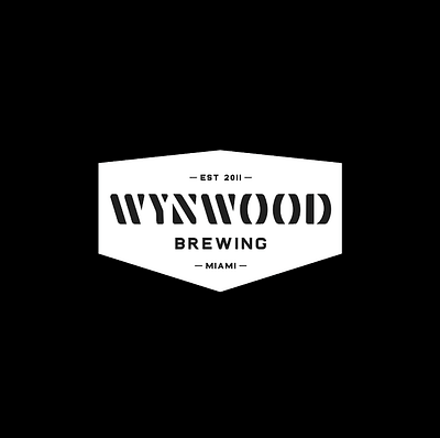 Wynwood Brewing Logo beer design brand design branding design craftbeer graphic design logo logo design logodesigner logoinspiration logotype typography