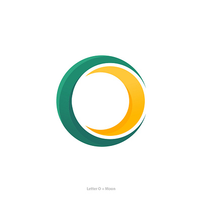 letter O logo branding design letter o logo logodesign logotype moonshine ocean vector