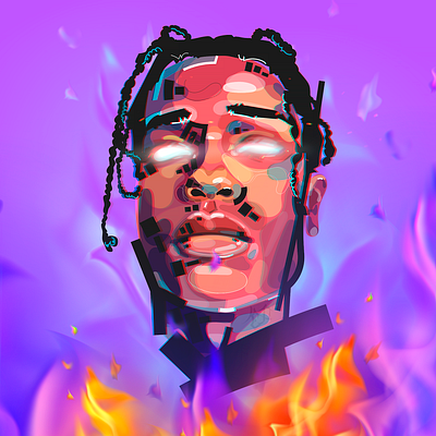 "A$AP"=//ROQy//-/" app art artwork asap asap rocky color colors design design art designer illustraion illustration art illustrations illustrator logo work