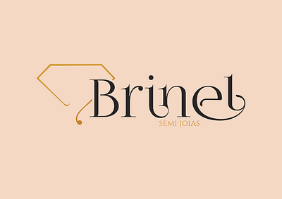 Brinel Semi Jóias branding jewellery jewelry logo media online shop