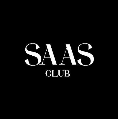 Saas Club Logo branding design graphic graphicdesign inspiration logo logo design logoinspiration typography vector