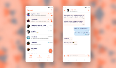 Messaging App messaging ui design user experience