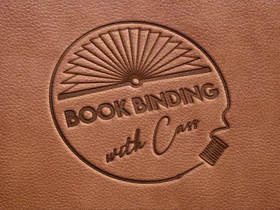 Logo for Bookbinding company branding design icon illustration label logo packaging vector