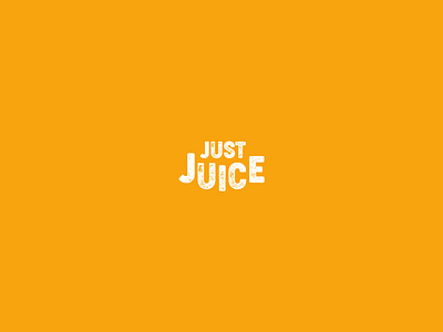 Just Juice Logo branding dailylogo dailylogochallenge juice just juice lettering logo logodesign typography