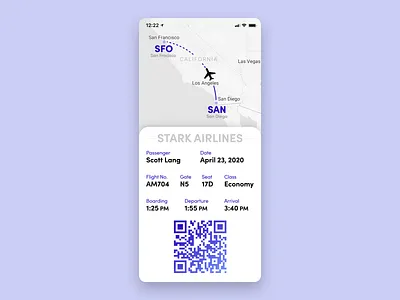 Daily UI 024—Boarding Pass app app design boarding pass daily daily 024 daily ui daily ui 024 dailyui dailyuichallenge design figma interface ui ui design