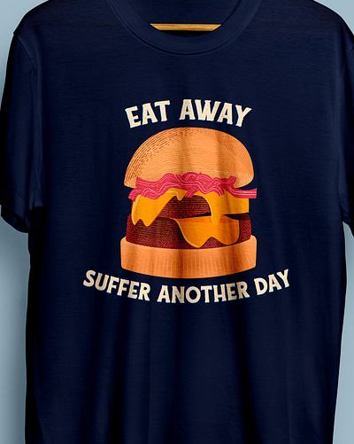 Eat Away T-Shirt artwork grainy illustration illustrator shirt