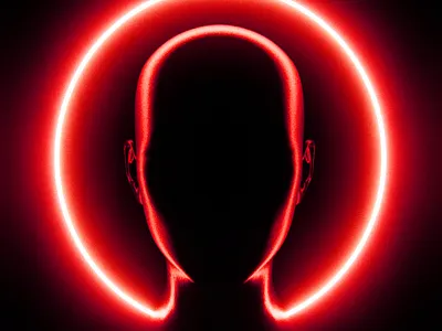 VOID 3d 3d art 3d artist 3drender 3drendering abstract art blender blender 3d blender3d blender3dart blendercycles dark darkness minimal red red art silhouette silhoutte void