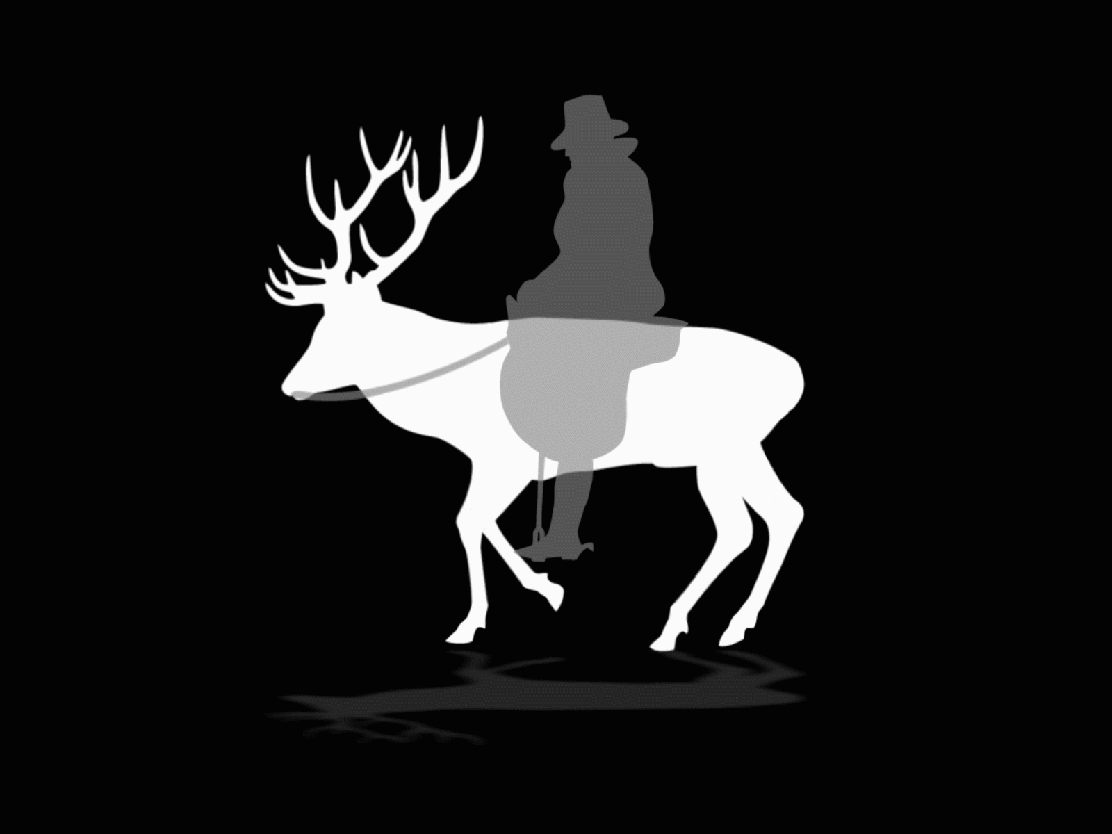 White Stag Logo Animation animated gif character animation duik logo