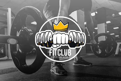 Fitclub Logo - logo Design Deck