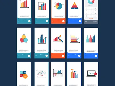 business info app app branding business design flat illustration logo ui ux vector