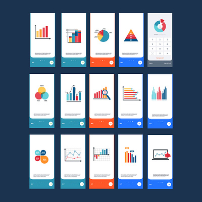business info app app branding business design flat illustration logo ui ux vector