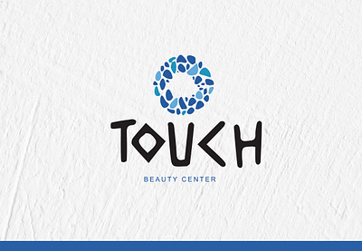 TOUCH BEAUTY CENTER brand design branding design icon logo spa