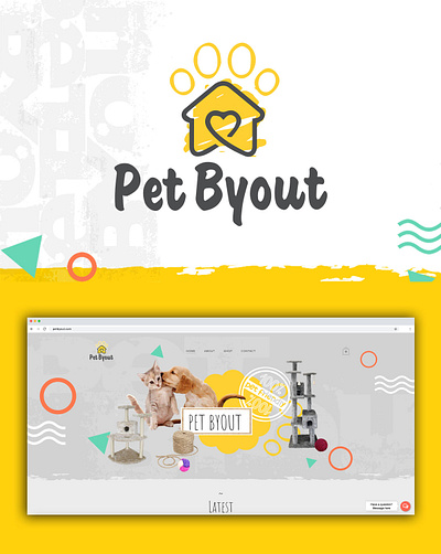 Pet Byout brand design branding branding design design logo typography web design web development website