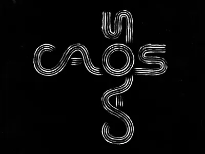 Caos details lettering procreate textures