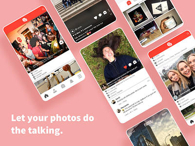 Verse・A Photographic Social Media App app design design interface mobile app mobile app design photography social app social media uidesign uxdesign