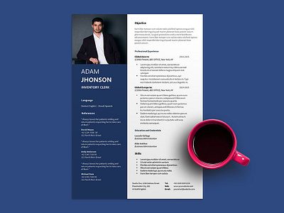 Free Inventory Clerk Resume Template cv template design free cv template free resume free resume template freebie freebies resume resume cv resume design