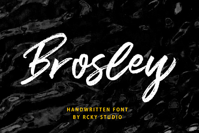 Brosley Font app branding brush design elegant fashion flat font font design fonts handletter handlettering handmade illustration logo product script typeface typogaphy vektor