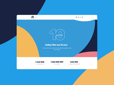 10 ans — Sellsy branding design front illustration ui uidesign vector web webdesign website