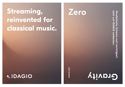 Zero Gravity branding classical music conceptual graphic design music panphlet print voucher design