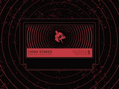 HIGH STAKES cartridge design exhibition famicase famicom game meteor poker retro stake vampire video game