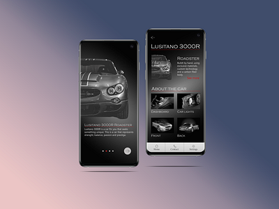 Lusitano Car app design concept app design branding concept concept design design designer ui ui design uidesign ux ux ui ux desgin ux design ux designer uxdesign uxui