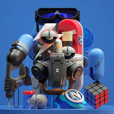 Dope 3d adobe art cinema4d design graphic design illustration inspiration modern octane