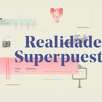 Realidades Superpuestas 3 design editorial art graphic art graphic design identity illustration trending typography