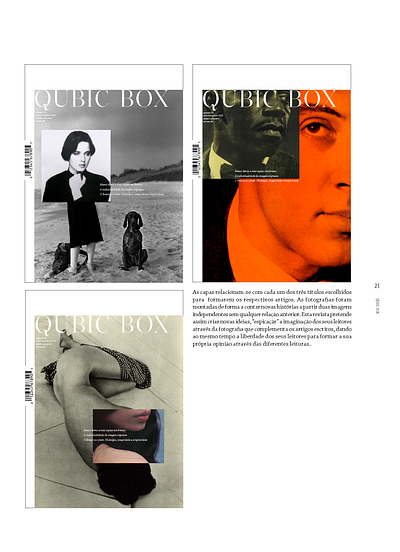 Qubic Box Magazine artwork branding design editorial editorial design editorial layout graphic design magazine