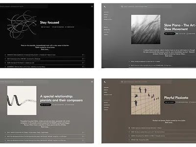 Screen Shot 00 16 28 artwork branding classical music cover artwork design music music app playlist cover