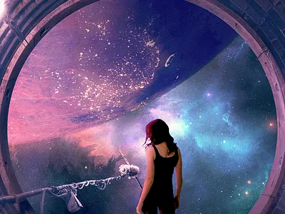 Beyond adobe stock art artist artwork composite image composites composition concept digitalart future futuristic galaxy nebula photoshop planet space surreal surreal art surrealism surrealist