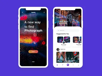Sabeb App app branding colorful design design flat minimal text design ui ux web