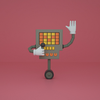 METTATON 3d character character design cute fan art illustration mettaton render toby fox undertale