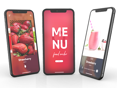 Food App Mobile Concept adobe xd animation bolivia cuarentena design food app fruit illustration juice menu mobile order pedidos pedidos ya photography seguridad ui design