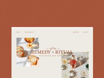 Remedy & Ritual brand design brand identity branding branding and identity branding concept branding design concepts graphic design logo design logo treatment logomark logotype type design typography web design website website concept