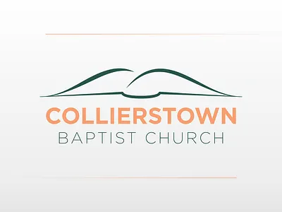 CBC - Rural Church Identity bible book brand branding christian church digital design faith graphic design green identity logo logo design mountain mountains orange vector