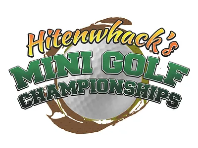 Hitenwhack's Mini Golf branding business golf graphic design joke logo sports