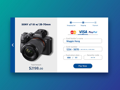 Daily UI 002 Credit Card Checkout adobexd creditcardcheckout dailyui dailyui 002 dailyuichallenge design illustrator ui user experience user inteface