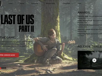 The Last of Us Prototype made with Figma