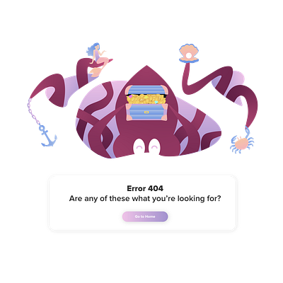 Illustration Week 4: Error 404 Octopus Style branding design flat design flat illustration illustration