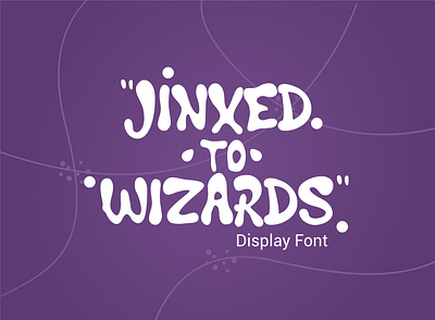 Jingxed to Wizard Font design design booth font font design illustration logo modelling print ads product product design typography