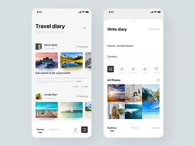 Travel Mobile App concept travel travel app