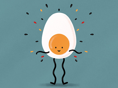 Eggs & Everything design doodles eggs food food illustration graphicdesign illustration procreate quarantine