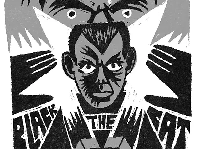 The Black Cat fakeadsforrealmovies horror illustration movie