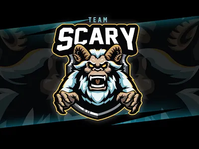 Scary Esport Logo character esport esport team gamer illustration logo mascot sport team twitch vector