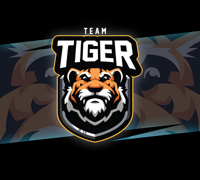 Tiger Esport Logo character esport esport team gamer illustration logo mascot team twitch vector